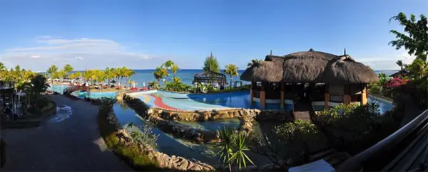 panoramic photo of mauritius