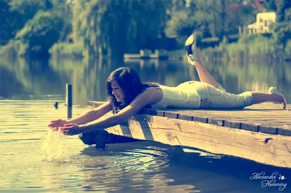 old style summer photo