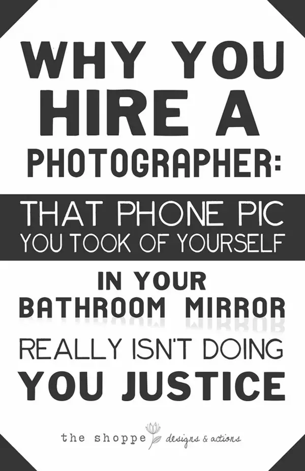 Ironic Typography Posters That Show the True Photographer's Life