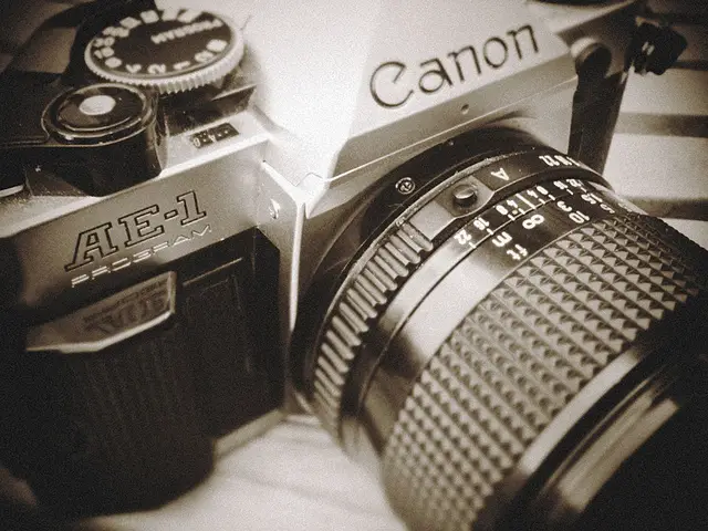 The beautiful Canon AE-1 Program, circa 1981. Photo by Bierlos.