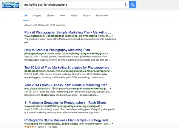 Create a Photography Business Marketing Plan in 3 Days