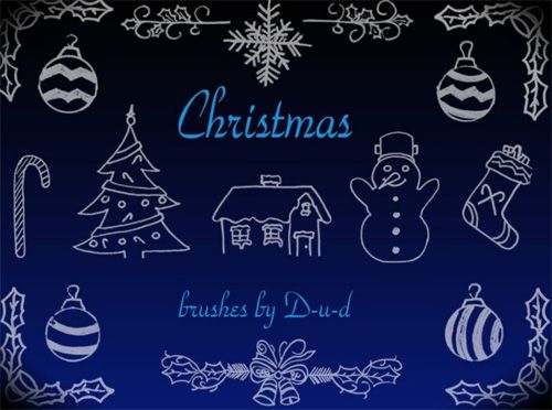 christmas brushes photoshop cs6 free download