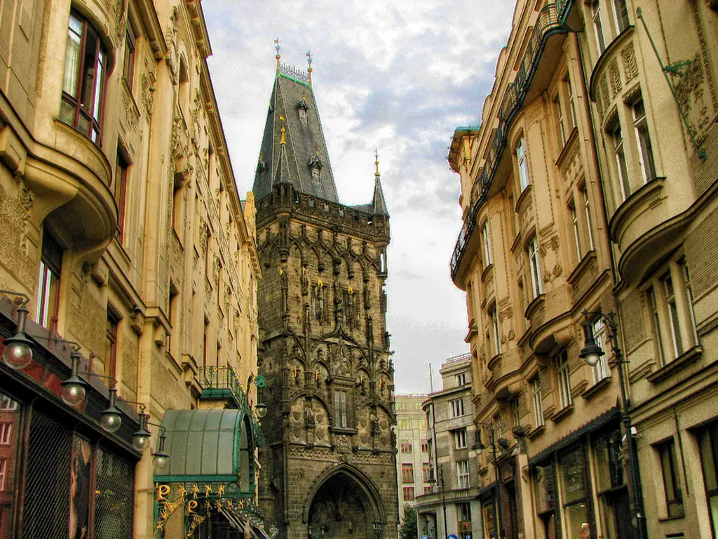 The streets of Prague.