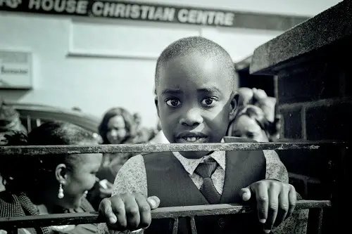 Always get the permission of the parent when photographing a child.
