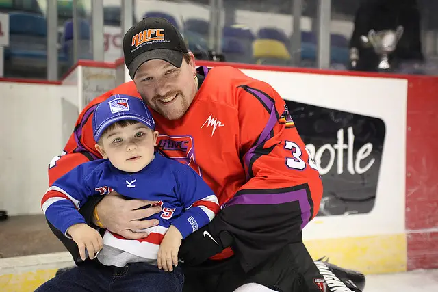 Often, local sports personalities will get involved with a children's charity. Photo by Code Arachnid.